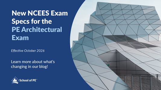 Preparing for the October 2026 PE Architectural Engineering Exam Updates