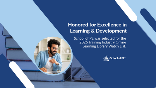 School of PE Named to Training Industry’s 2026 Online Learning Library Watch List