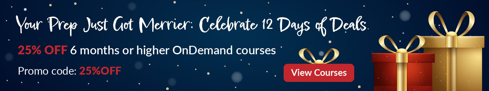 12 Days of Deals - 25%OFF