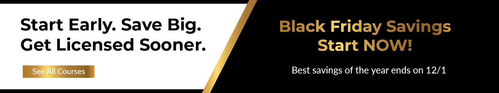 Early Black Friday Banner