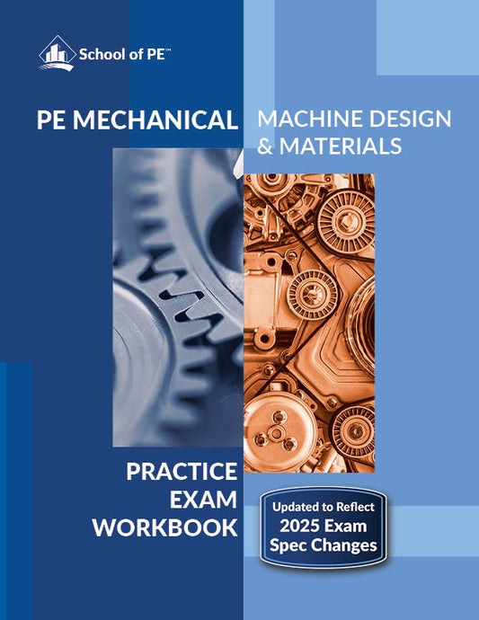 PE Mechanical Machine Design: Practice Problems Workbook