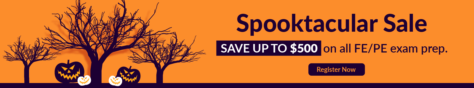 Spooktacular Sale Banner
